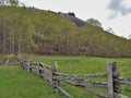 Stone Mountain State Park Split Rail Fence Royalty Free Stock Photo