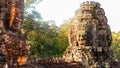 Stone murals and sculptures in Angkor wat Royalty Free Stock Photo