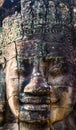 Stone murals and statue Bayon Temple Angkor Thom. Angkor Wat the Royalty Free Stock Photo