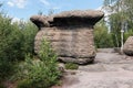 Stone mushrooms - bizarre rock formations, Broumov Walls