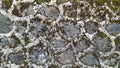 Stone natural planks wall pattern