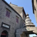 Stone carvings and old houses