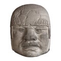 Stone Olmec head