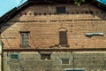 stone and open brick works wooden framewith iron bars- BHOR-District Pune