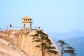 Stone pagoda on the holy mountain Huashan, China