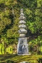 Stone Pagoda Kinkaku-Ji Golden Buddhist Temple Kyoto Japan Royalty Free Stock Photo