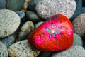 Stone painting - Flower