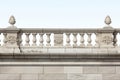 stone parapet isolated on white background