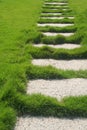 Stone path Royalty Free Stock Photo