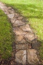 Stone path Royalty Free Stock Photo