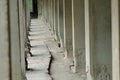 Stone path of Angkor Wat Royalty Free Stock Photo