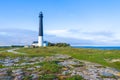 Stone path leading to the SÃÂµrve Lighthouse in Estonia