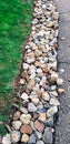 Close-up of a multicolored stone path Royalty Free Stock Photo