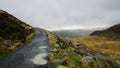 Stone Path in Snowdonia National Park, Wales, United Kingdom Royalty Free Stock Photo