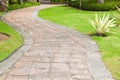 Stone pathway Royalty Free Stock Photo