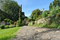 Stone Paved Garden Path Royalty Free Stock Photo