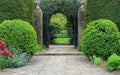 Path In A Beautiful Garden Royalty Free Stock Photo