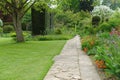 Path In A Beautiful Garden Royalty Free Stock Photo