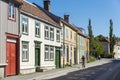 Stone paved street Bakklandet Trondheim