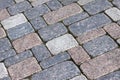 Stone pavement background Royalty Free Stock Photo