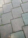 Stone Pavement garden Royalty Free Stock Photo