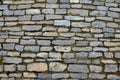 Stone paving medieval, granite, gneiss, small rectangular shape brushed old stones cobblestone paving, path, sidewalk gray brown c