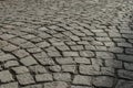 Stone paving roadway