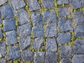 Stone paving texture. Abstract structured background Royalty Free Stock Photo