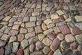 Stone paving texture. Abstract structured background.