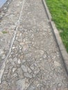 Stone pawed pathway Kula Serbia Royalty Free Stock Photo