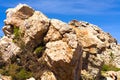 Stone peaks of the Zyuratkul Plateau. Close-up