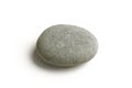 Stone Pebble, Gray, Close Up isolated