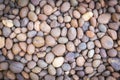 Stone pebbles texture background for interior exterior decoration and industrial construction concept design Royalty Free Stock Photo