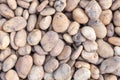 Stone pebbles texture background for interior exterior decoration and industrial construction concept design Royalty Free Stock Photo