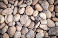 Stone pebbles texture or stone pebbles background. stone pebbles for interior exterior decoration design. Royalty Free Stock Photo