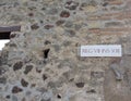 Phallus shaped object pointing the way to Pompeii brothel