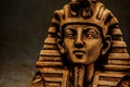 Stone pharaoh tutankhamen mask Royalty Free Stock Photo