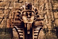 Stone pharaoh tutankhamen mask Royalty Free Stock Photo