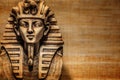 Stone pharaoh tutankhamen mask Royalty Free Stock Photo