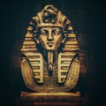 Stone pharaoh tutankhamen mask Royalty Free Stock Photo