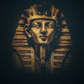 Stone pharaoh tutankhamen mask Royalty Free Stock Photo