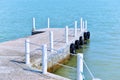 Stone pier Royalty Free Stock Photo