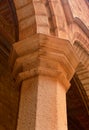 Stone pillars and arches of the palace of bangalore. Royalty Free Stock Photo