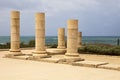 Stone Pillars At Caesaria Royalty Free Stock Photo