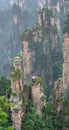 Stone pillars of Tianzi mountains in Zhangjiajie