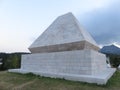 Stone pyramid as World War monument Royalty Free Stock Photo