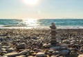 Stone Pyramid, Pebbles Balance Pile