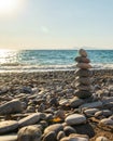 Stone Pyramid, Pebbles Balance Pile