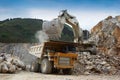 Stone quarry Royalty Free Stock Photo