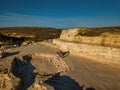 Stone Quarry Aerial Royalty Free Stock Photo